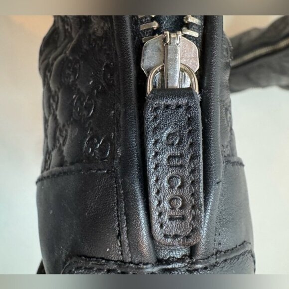 Authentic Gucci Leather Chelsea Boots | Size 7.5 | Logo Embossed - Picture 6 of 16